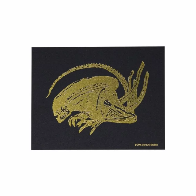 Alien 24K Gold Plated XL Premium Pin Badge