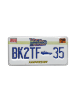 Anstecknadel Back to the Future - License Plate (limitierte Auflage)
