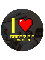 Anstecknadel Gamer Pie - I Love Gamer Pie (56mm)