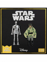 Anstecker Star Wars - 8D8 & Prinzessin Leia Organa (Pin Kings)