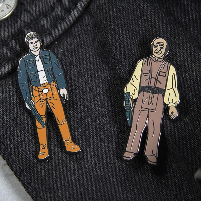 Abzeichen Star Wars - Han Solo & Lobot (Pin Kings)