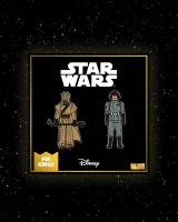 Anstecknadel Star Wars - Tusken Raider & Imperial Death Star Techniker (Pin Kings)