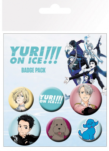 Anstecknadeln Yuri on Ice - Mix