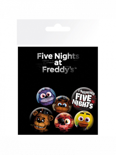 Satz Abzeichen Five Nights at Freddy's - Five Nights at Freddy's Badge Pack