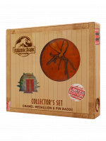 Sammlerset Jurassic Park - Limited Edition (Medaillon. Anstecker)