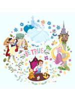 Poster Disney - Princezny (Leinwandposter)