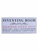 Metallschild Willy Wonka - Willy Wonka & the Chocolate Factory