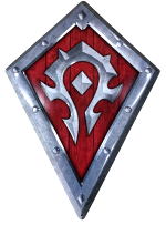 Metallschild World of Warcraft - Horde Shield