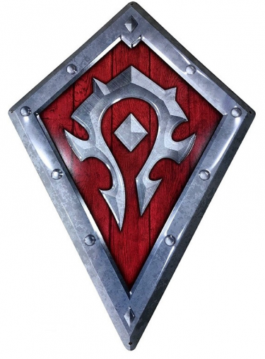 Metallschild World of Warcraft - Horde Shield