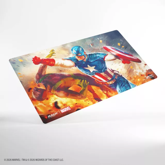 Spielmatte Gamegenic - Marvel Super Heroes - Captian America, Super-Soldier - MTG: Marvel Super Heroes