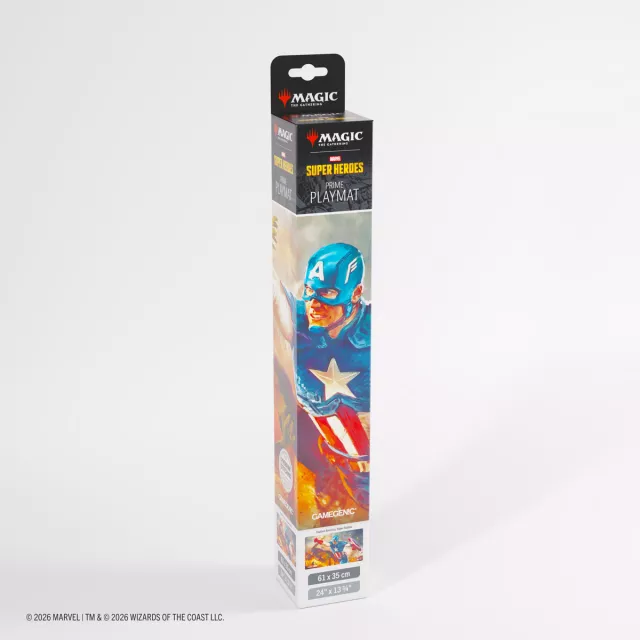 Spielmatte Gamegenic - Marvel Super Heroes - Captian America, Super-Soldier - Zubehör