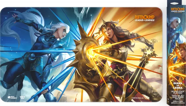 Spielmatte Riftbound TCG - Diana vs Leona - Riftbound TCG: Vendetta