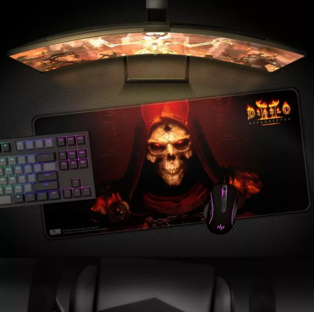 Mauspad Diablo II: Resurrected - Skeleton Limited Edition (Größe XL)