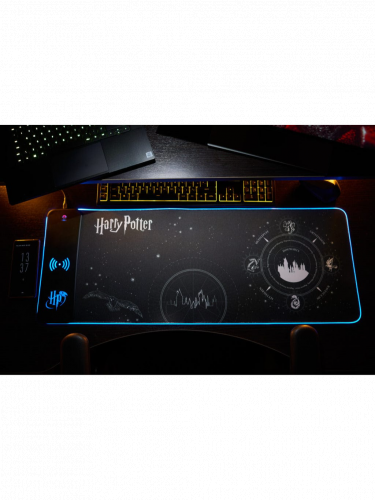Mauspad Harry Potter - Mauspad mit drahtlosem Ladegerät und RGB-Beleuchtung (Numskull)