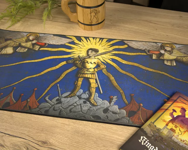 Mauspad Kingdom Come: Deliverance II - A miracle has happened! (89 × 40 cm) - Xzone Originals