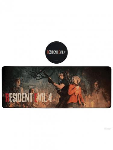 Mauspad Resident Evil 4 - Leon & Ashley + Untersetzer