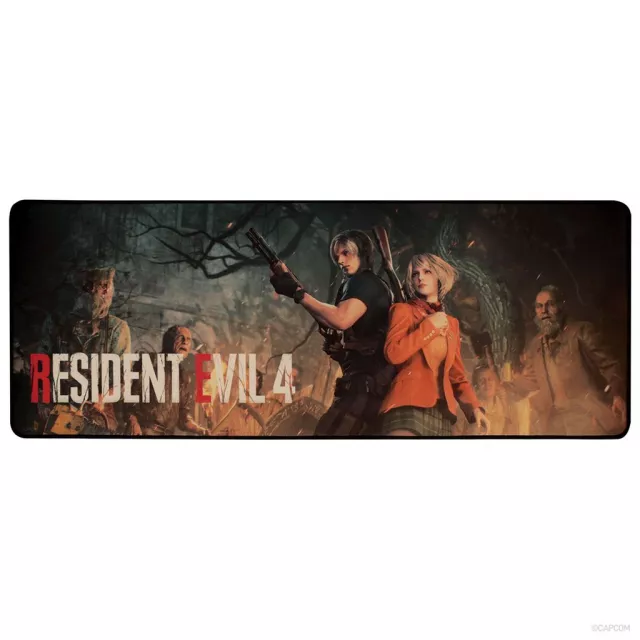 Mauspad Resident Evil 4 - Leon & Ashley + Untersetzer - Spiel-Pad