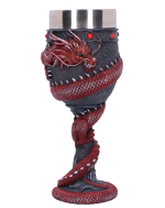 Kelch Dragon Coil Goblet Red (Nemesis Now)