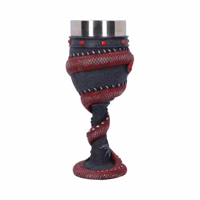 Kelch Dragon Coil Goblet Red (Nemesis Now)