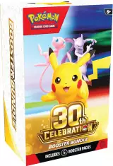 Kartenspiel Pokémon TCG: 30th Celebration - Booster Bundle (6 Booster) (ENGLISCHE VERSION) - TCG Sammelkartenspiel