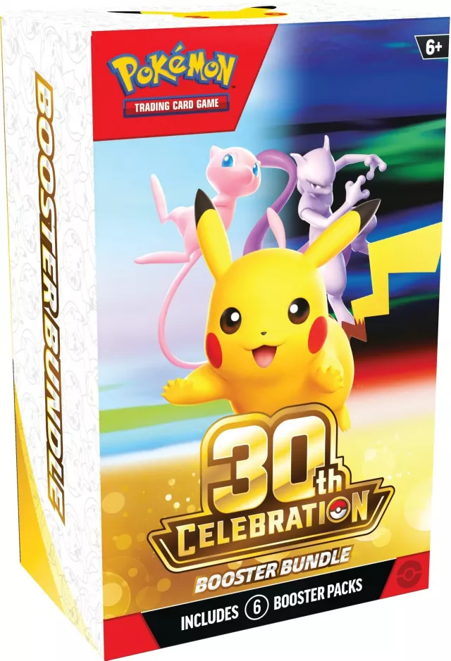 Kartenspiel Pokémon TCG: 30th Celebration - Booster Bundle (6 Booster) (ENGLISCHE VERSION) - TCG Sammelkartenspiel