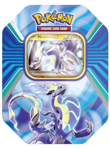 Kartenspiel Pokémon TCG - Paldea Legends Tin - Miraidon (ENGLISCHE VERSION)