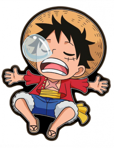 Kissen One Piece - Monkey D. Luffy 3D