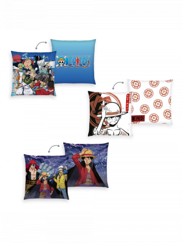 Satz Kissenů One Piece - 3-Pack Monkey D. Luffy