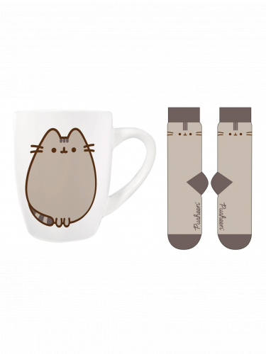 Geschenkset Pusheen - Tasse und Damen-Socken