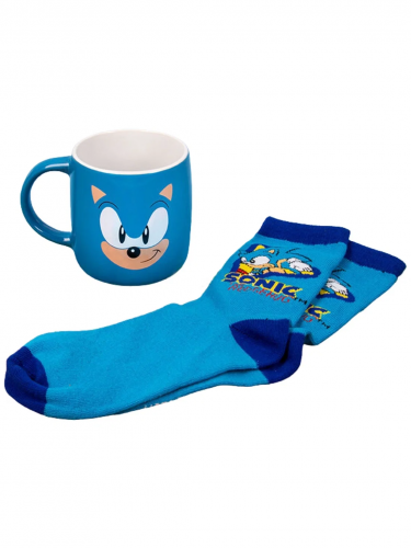 Geschenkset Sonic - Becher und Socken