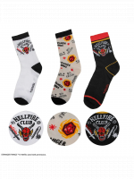 Socken Stranger Things - Hellfire Club (Größe 35/45) (3 Paar)