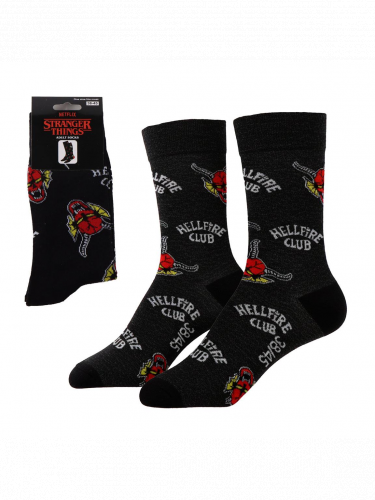 Socken Stranger Things - Hellfire Club (Größe 38/45)