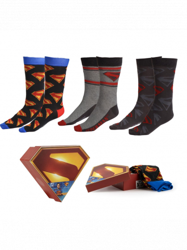 Socken DC Comics - Superman (Größe 38/45) (3 Paar)