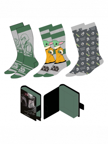 Socken The Mandalorian - Yoda (Größe 35/41) (3 Paar)