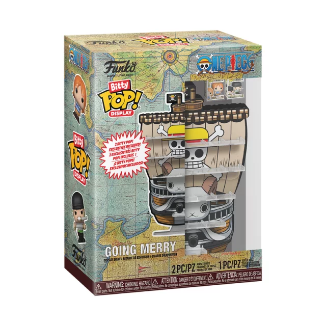 Display na figurky Funko Bitty POP! - Going Merry (+ 2 figurky) - One Piece