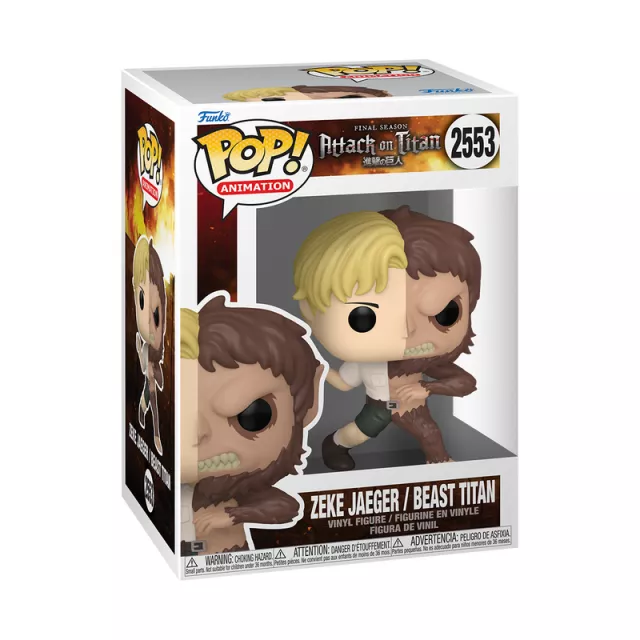 Figur Attack On Titan - Zeke Jaeger & Beast Titan Split (Funko POP! Animation 2553) - Anime