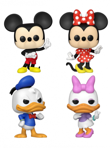 Figur Disney - Mickey/Minnie/Donald/Daisy (Funko POP! 4-Pack)