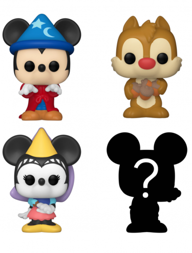 Figur Disney - Sorcerer Mickey 4-pack (Funko Bitty POP)