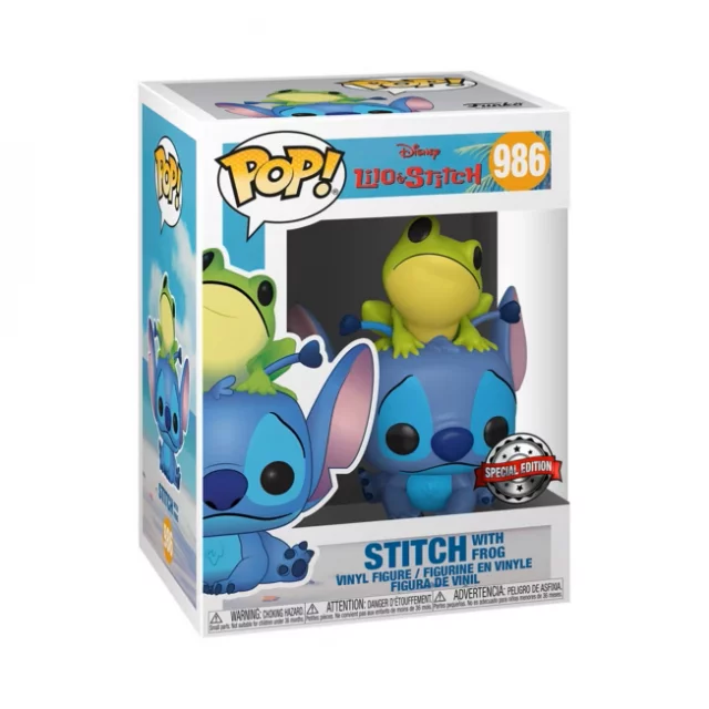 Figurka Disney - Stitch with Frog (Funko POP! Disney 986)