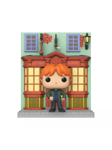 Figur Harry Potter - Ron with Quality Quidditch Supplies (Funko POP! Deluxe)