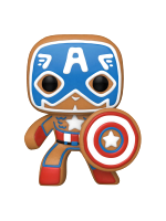 Figur Marvel - Gingerbread Captain America (Funko POP! Marvel 933)
