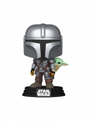 Figur Star Wars: The Mandalorian & Grogu - The Mandalorian with Grogu (Funko POP! Disney 818)