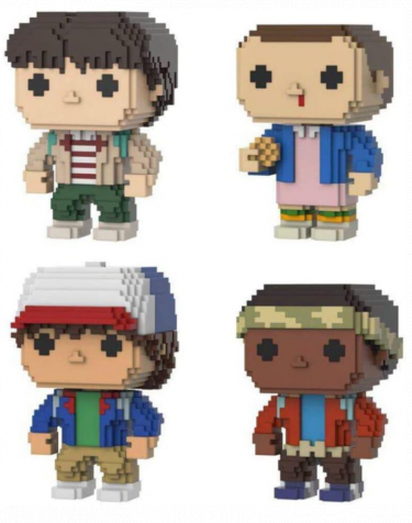 Figur Stranger Things - Eleven with Eggos/Mike/Dustin/Lucas (Funko POP! 8-BIT)