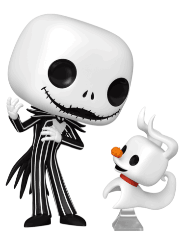 Figur The Nightmare Before Christmas - Jack Skellington with Zero (Funko POP! Disney 1808)