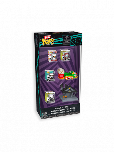 Figur The Nightmare before Christmas - Sally, Jack, Zero 6-pack (Funko Bitty POP)