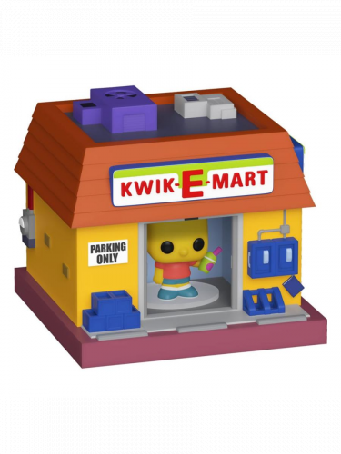 Figur The Simpsons - Bart Simpson and Kwik-E-Mart (Funko Bitty POP! Town)