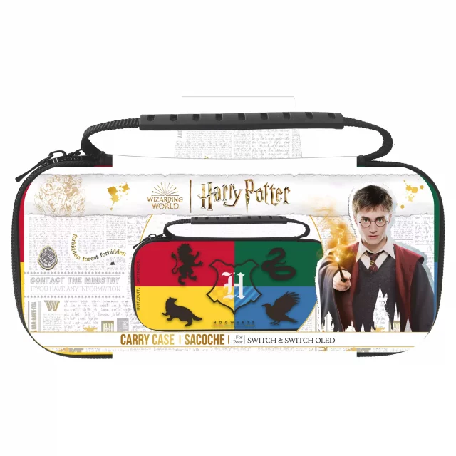 Transporttasche für Nintendo Switch - Harry Potter 4 Häuser (Switch & Lite & OLED Modell)