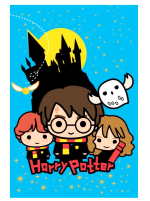 Decke Harry Potter - Chibi Harry & Hermiona & Ron