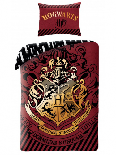 Bettwäsche Harry Potter - Hogwarts (Rot)
