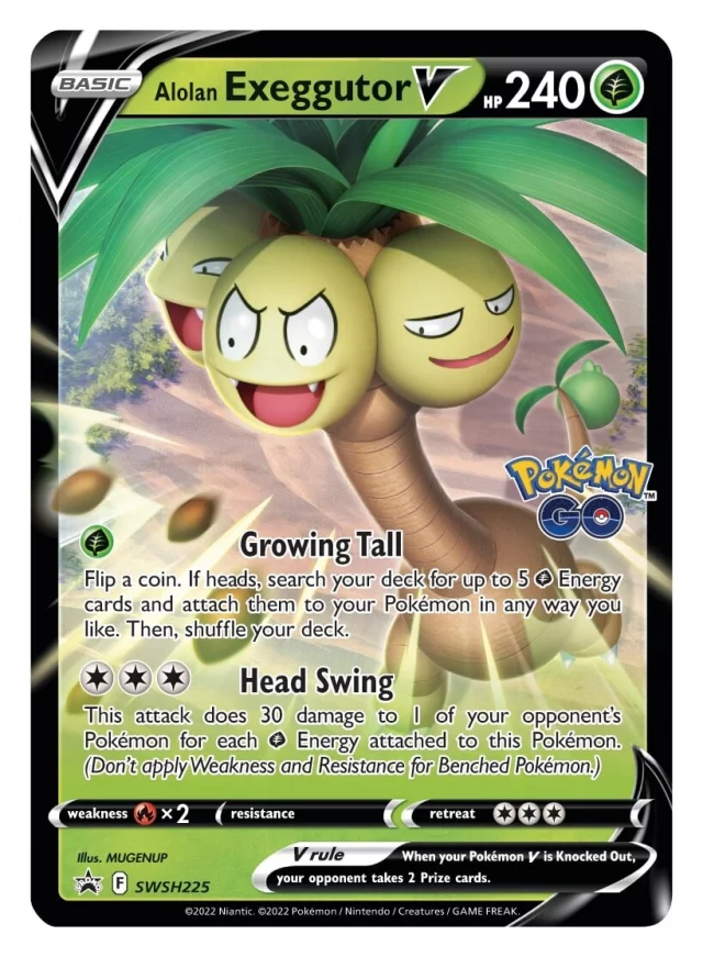Kartenspiel Pokemon TCG: Pokemon GO - Alolan Exeggutor V Collection